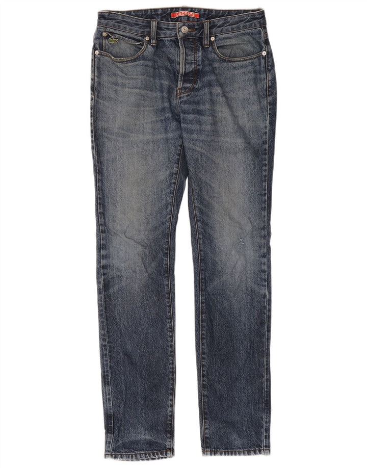 Jeans slim da uomo Lacoste W30 L32 cotone blu