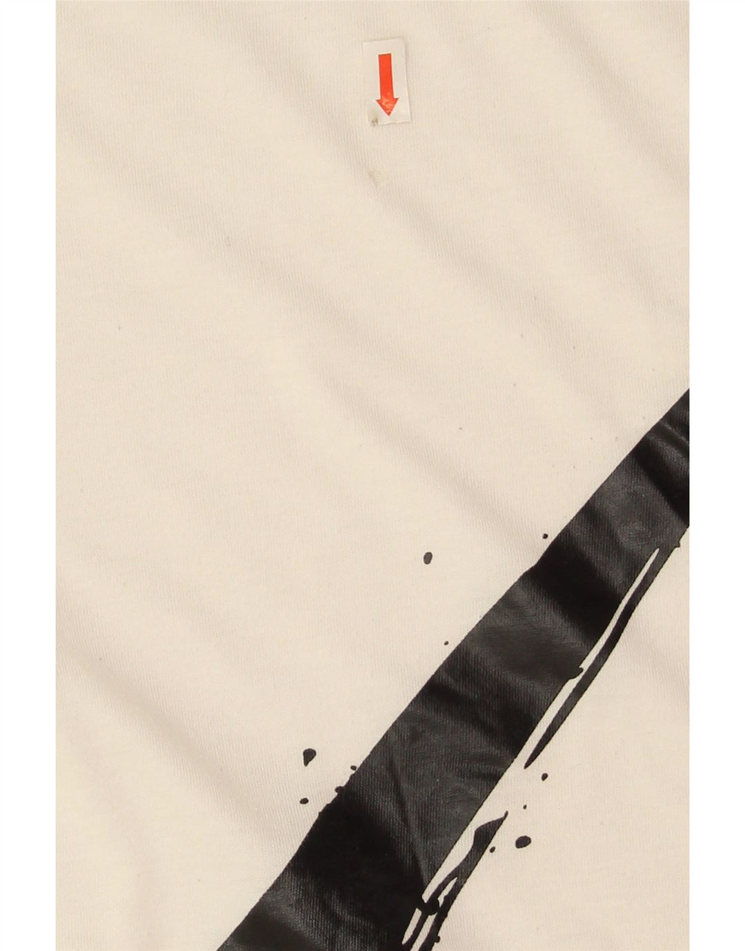 T-shirt grafica da donna Nike Top UK 14 poliestere bianco medio