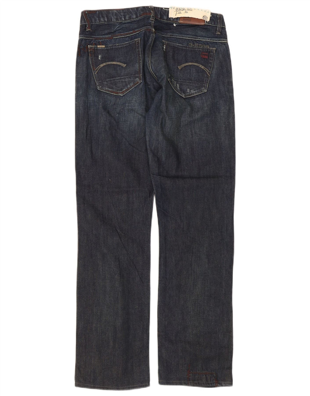 Jeans dritti da donna G-Star W29 L29 cotone blu navy
