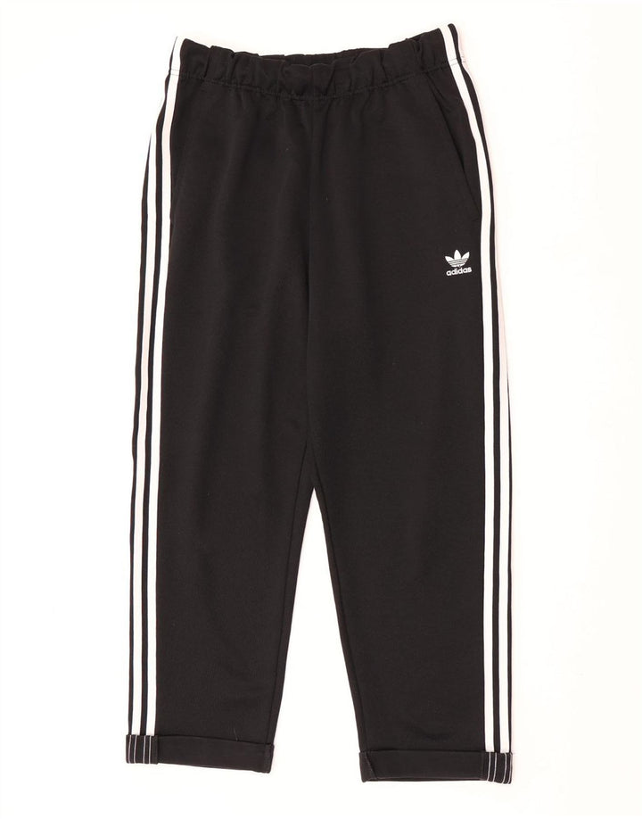 Pantaloni da tuta da donna Adidas UK 12 Medium Nero Poliestere