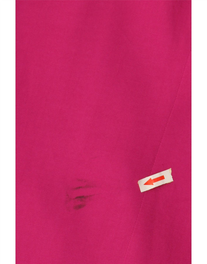 Giacca blazer doppiopetto vestibilità ampia da donna ZARA UK 6 XS rosa viscosa