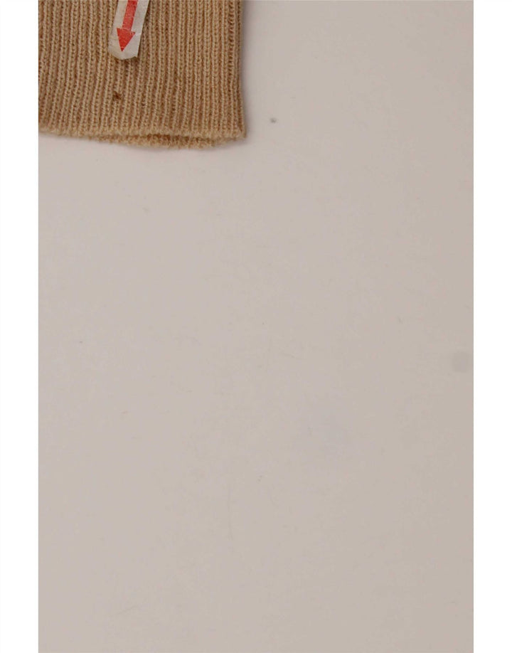 Maglione cardigan da donna vintage IT 44 Angora beige medio
