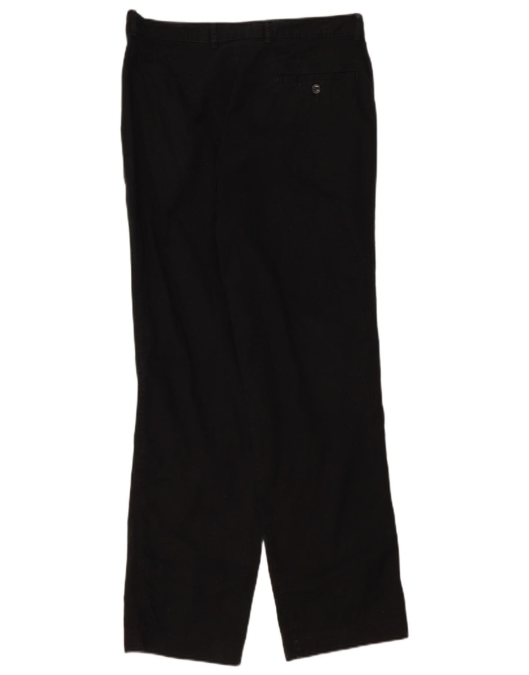 Pantaloni chino dritti da uomo Marks & Spencer W34 L33 cotone nero