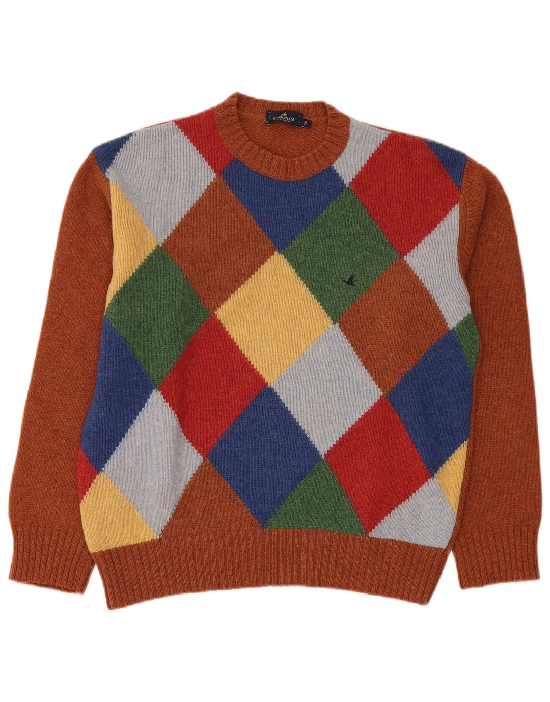 Maglione maglione girocollo da uomo BROOKSFIELD IT 50 Marrone medio