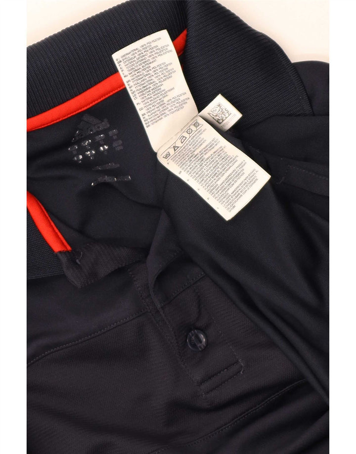 Polo Adidas Climacool da uomo medio blu navy poliestere