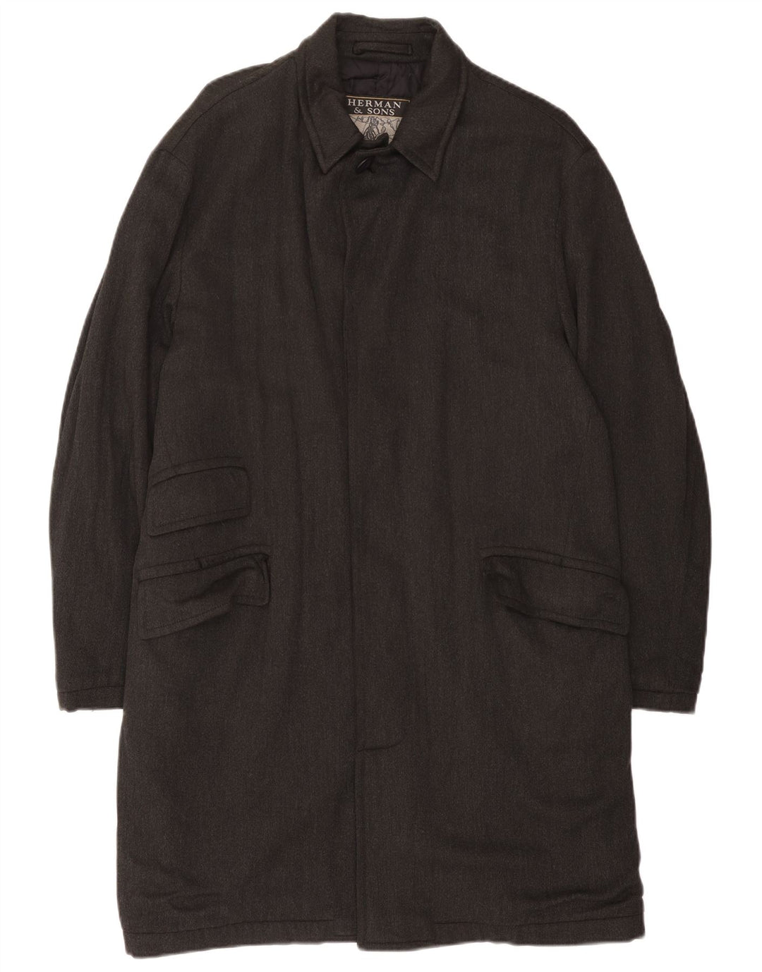 Cappotto da uomo Herman & Sons UK 40 grande grigio