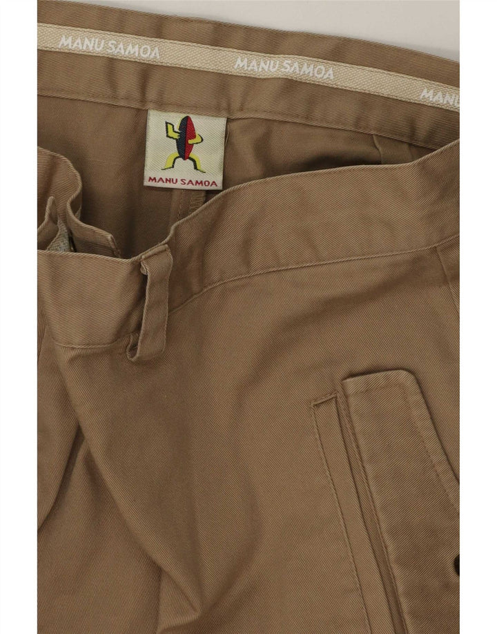 Pantaloncini cargo da uomo Manu Samoa W34 Large Beige