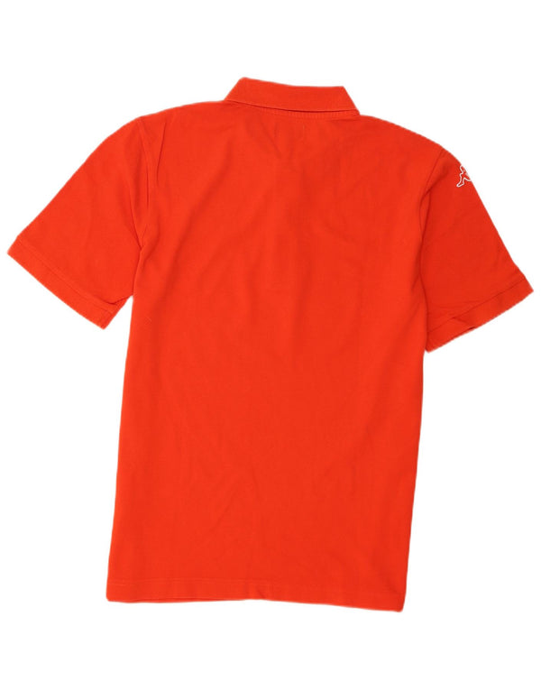 Kappa Mens Polo Shirt Medium Orange Cotton