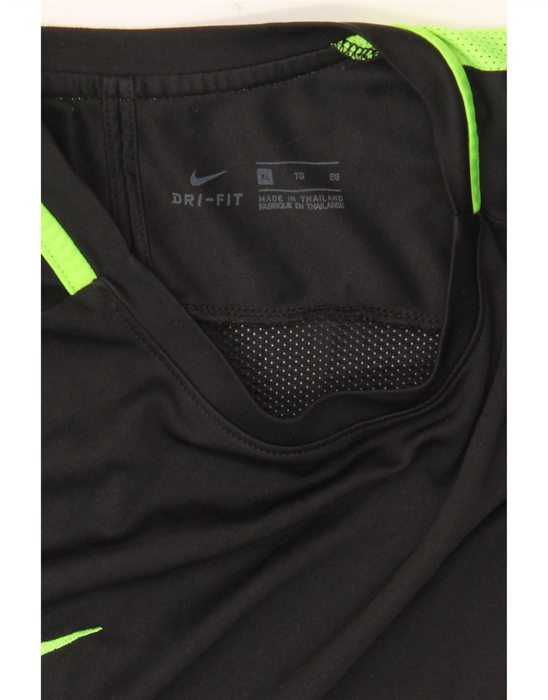 T-shirt Nike Dri Fit da uomo XL nera a blocchi di colore