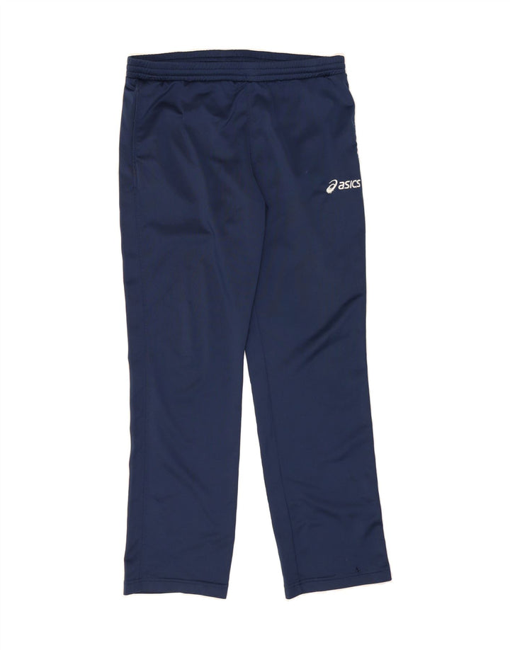 ASICS Mens Tracksuit Trousers Medium Navy Blue Polyester Vintage Asics and Second-Hand Asics from Messina Hembry 