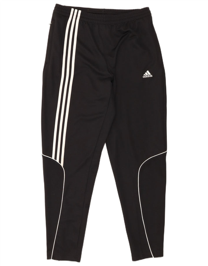 Pantaloni da tuta da uomo Adidas Large neri in poliestere