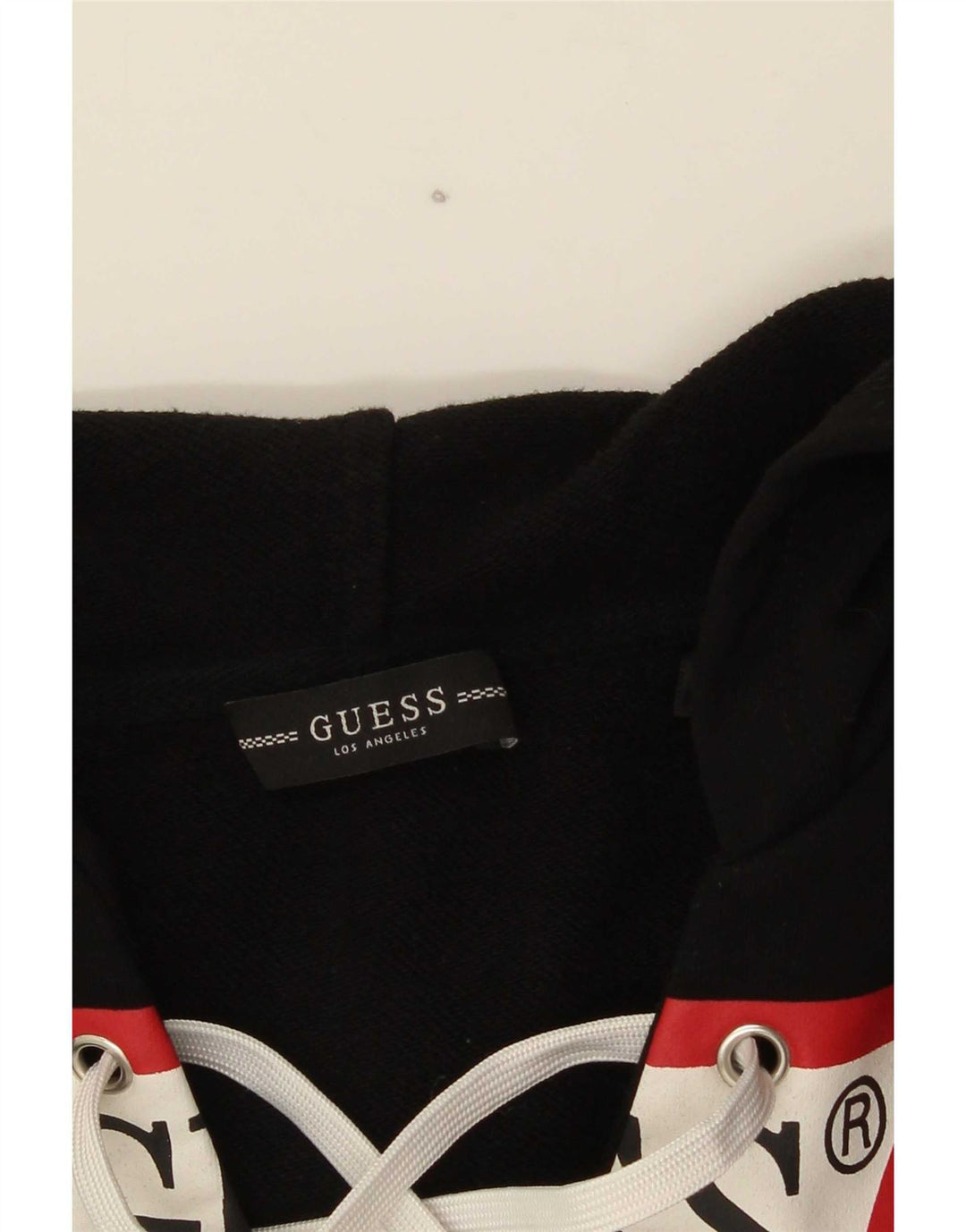 Maglione con cappuccio grafico da donna Guess UK 14 medio nero