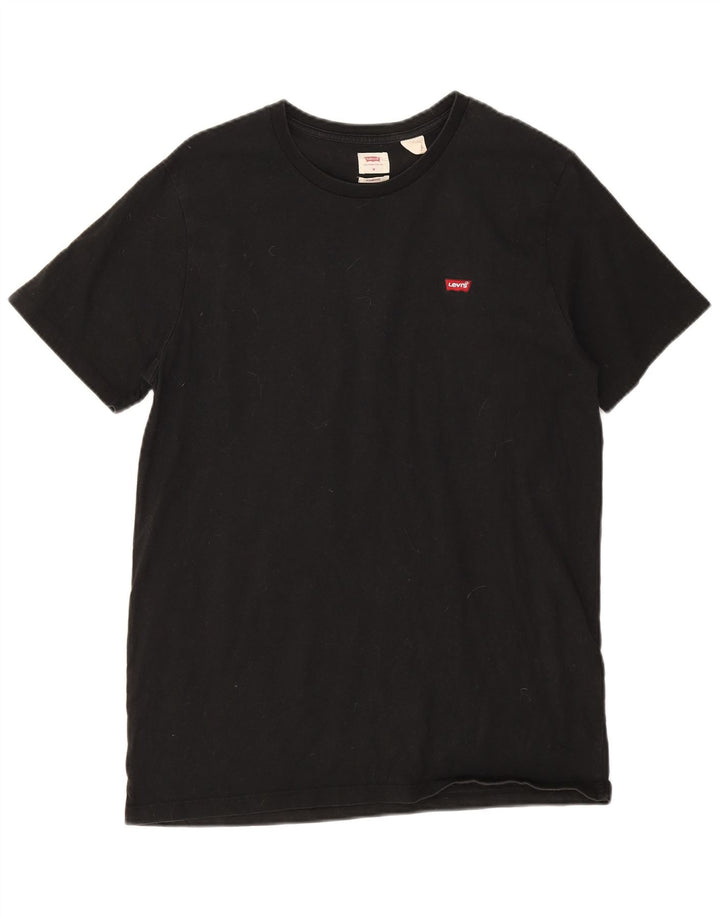 T-shirt standard da uomo Levi's Top in cotone nero medio