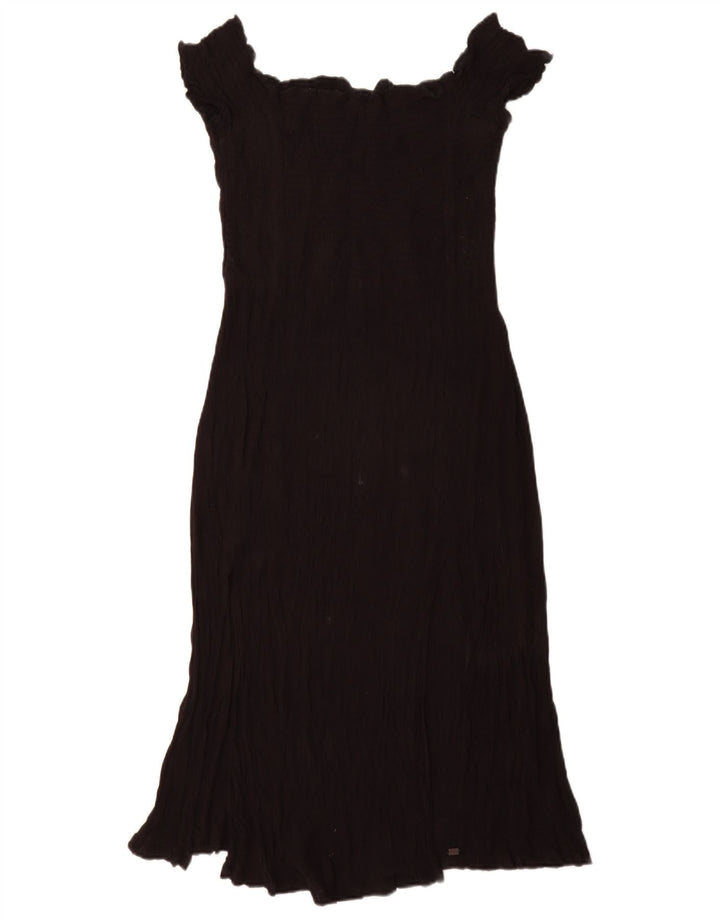 Abito da donna con spalle scoperte Superdry UK 10 Small in viscosa nera
