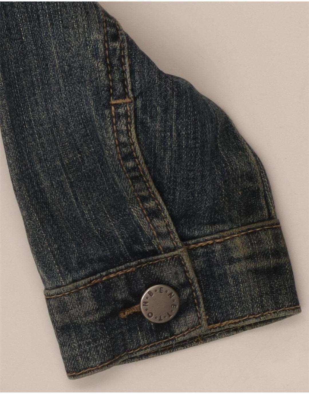 Giacca Jeans Bambina Benetton 11-12 Anni 2XL Cotone Blu