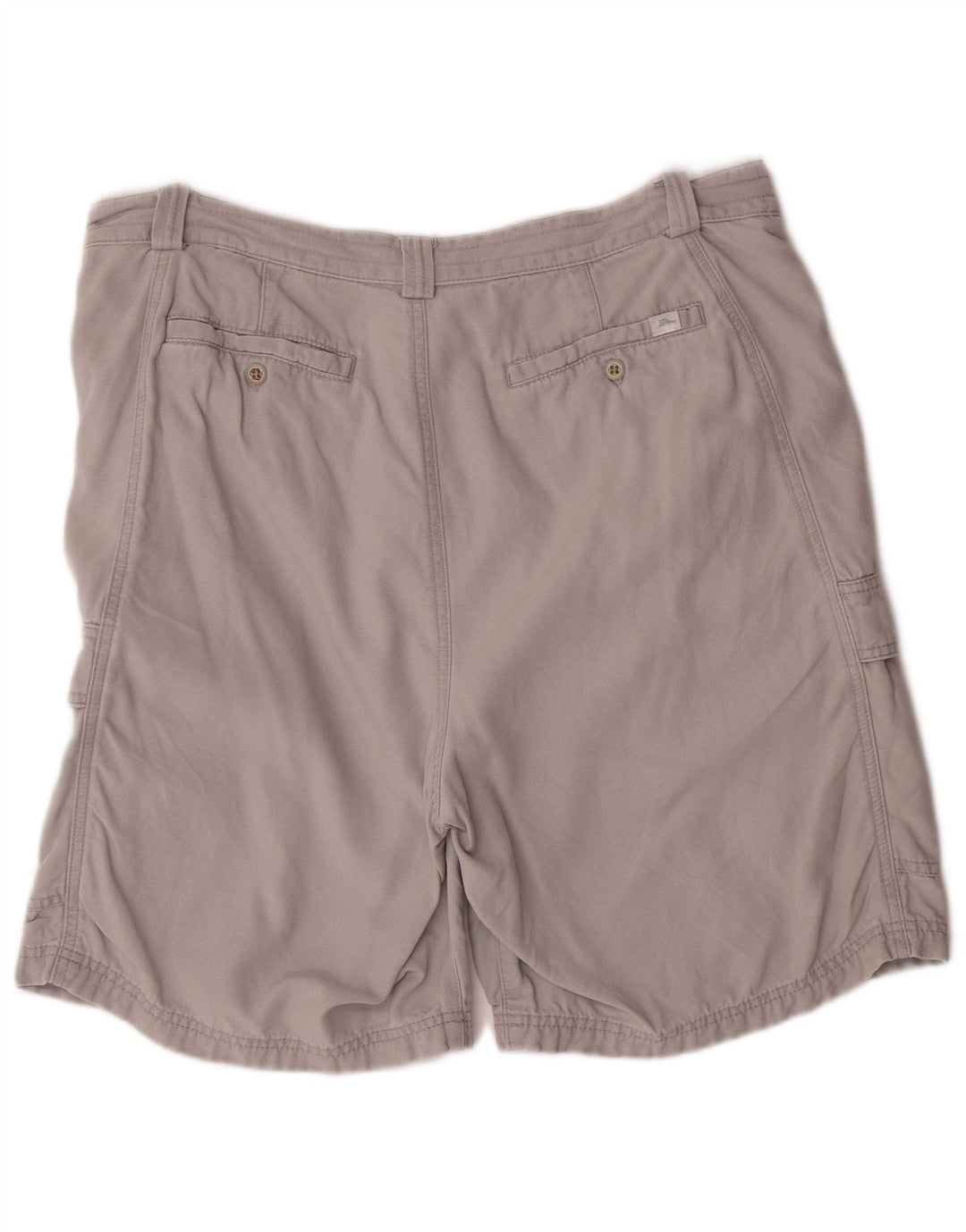 TOMMY BAHAMA Mens Relaxed Fit Cargo Shorts W36 Large Grey Lyocell