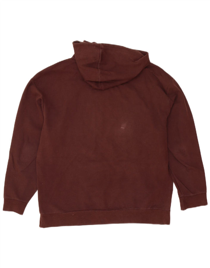Felpa con cappuccio Zara da uomo grande marrone