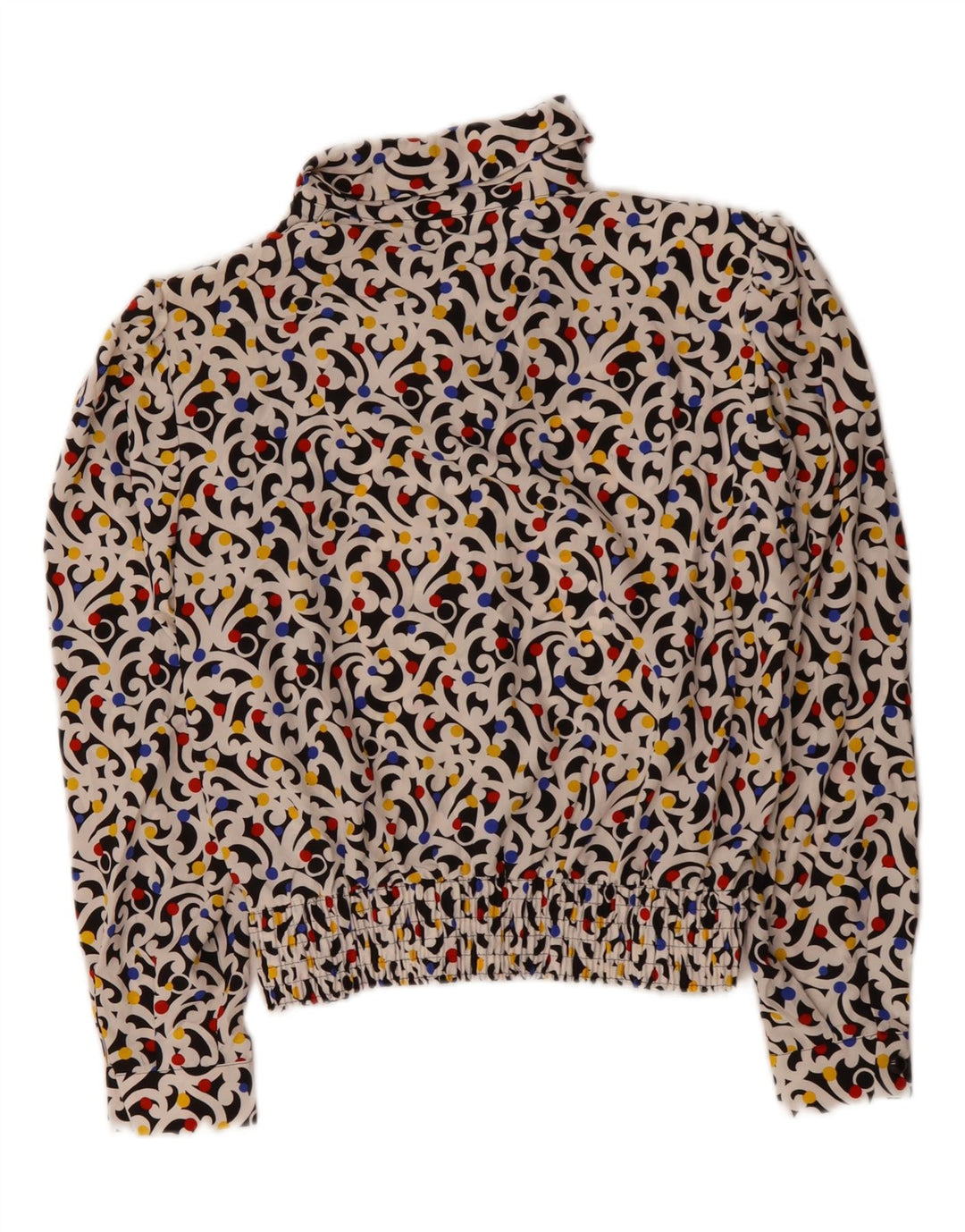 FRANKENWALDER Womens Crop Shirt Blouse EU 40 Medium Multicoloured Paisley Vintage Frankenwalder and Second-Hand Frankenwalder from Messina Hembry 