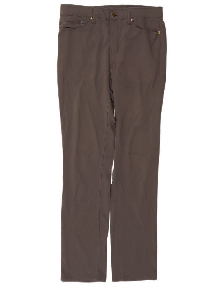 Pantaloni casual dritti da uomo Dkny W30 L32 poliestere grigio