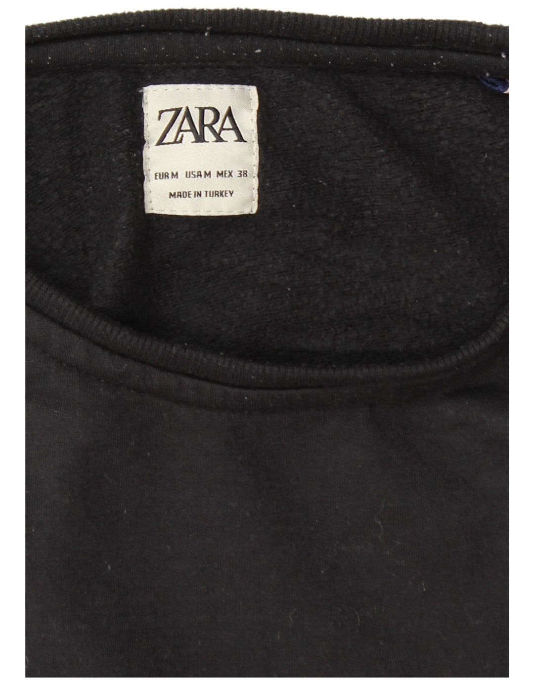 Felpa Zara Da Uomo Maglione Media Nera