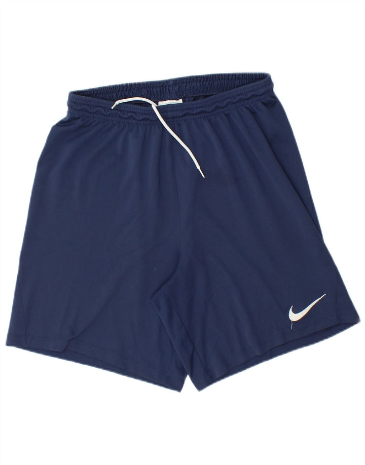 Pantaloncini sportivi Nike Dri Fit da uomo grandi blu navy