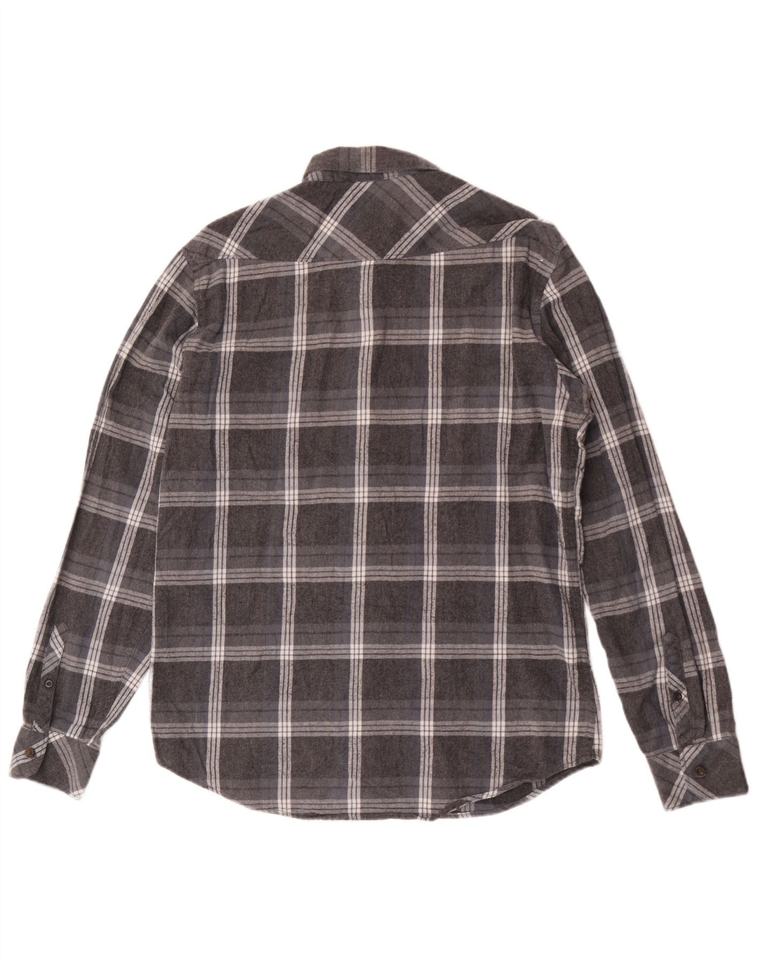 Camicia da uomo in flanella Billabong, cotone scozzese grande grigio