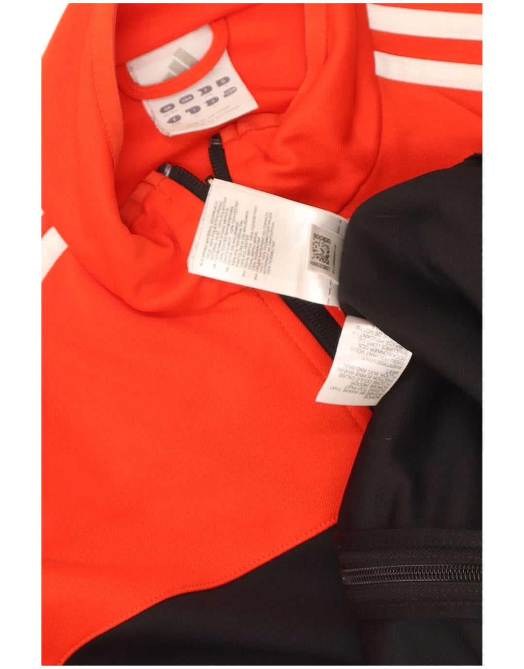 Giacca da tuta da uomo Adidas UK 38/40 Medium Orange Colourblock