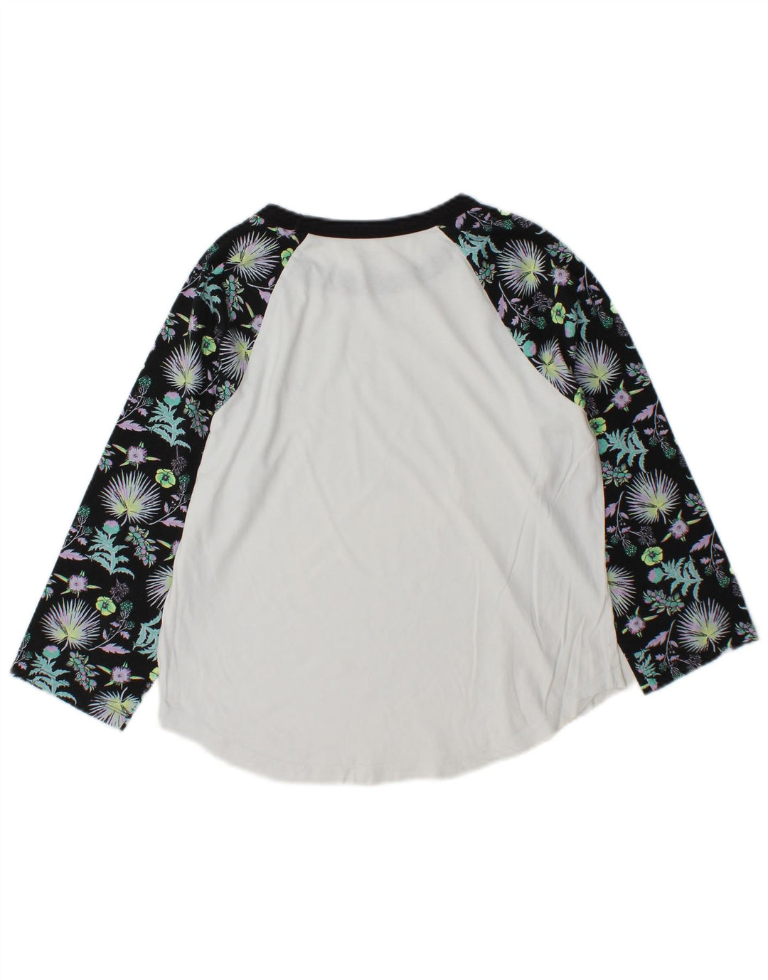 Maglia da donna Vans manica 3/4 UK 14 Medium White Colourblock