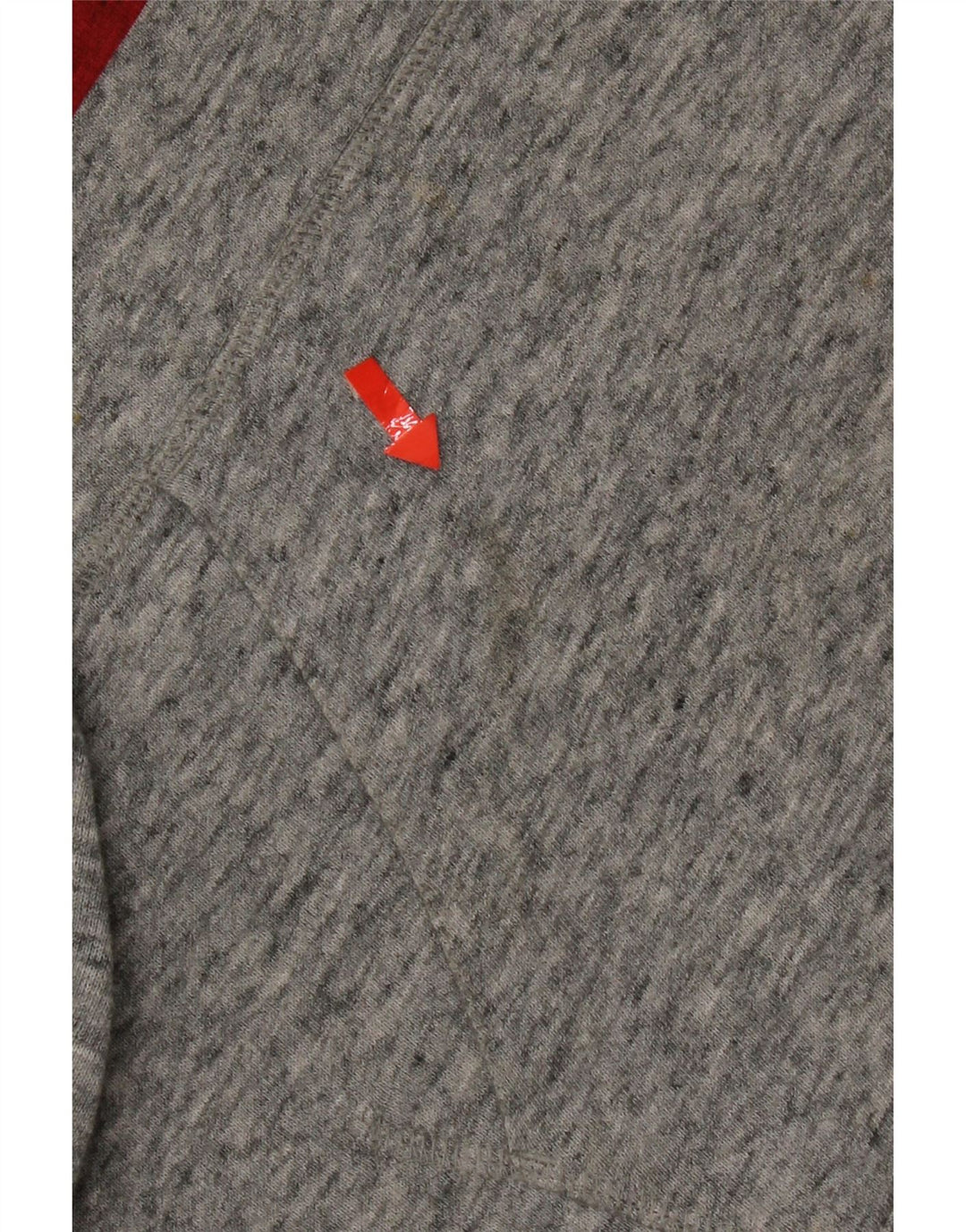 Maglione con cappuccio oversize grafico da donna Levi's UK 10 piccolo grigio chiazzato