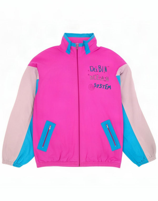 Dubin Giacca da tuta da uomo con cappuccio IT 52 Large Pink Colourblock