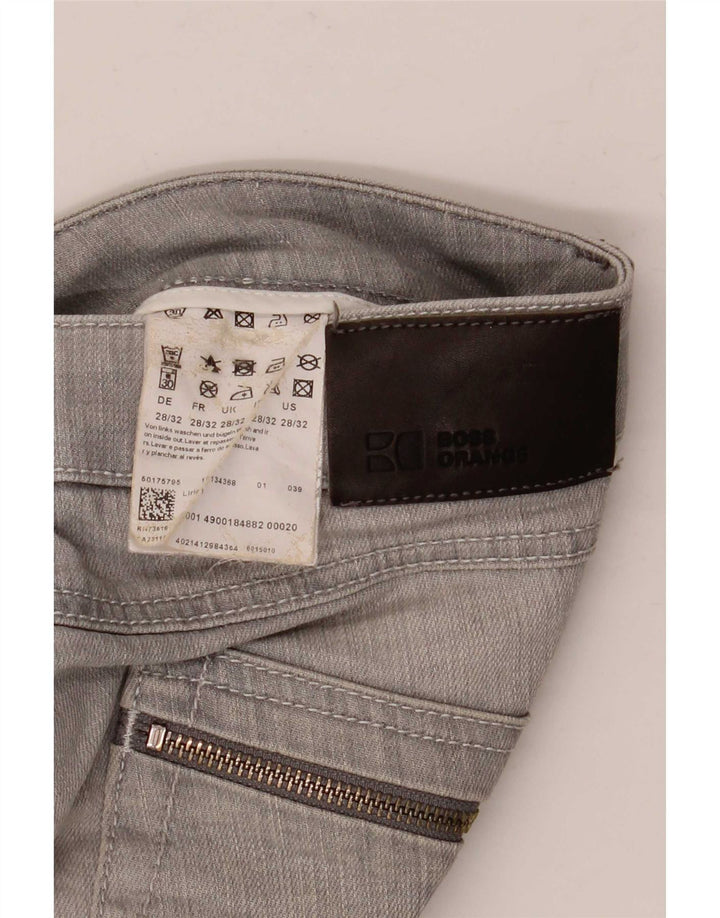 Jeans slim da donna Hugo Boss W28 L32 cotone grigio