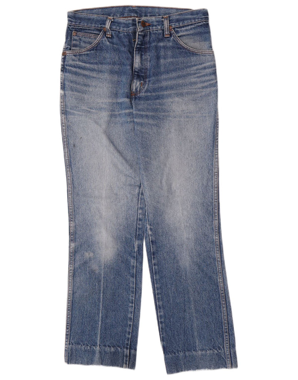 Jeans dritti da uomo Wrangler W30 L28 cotone blu classico