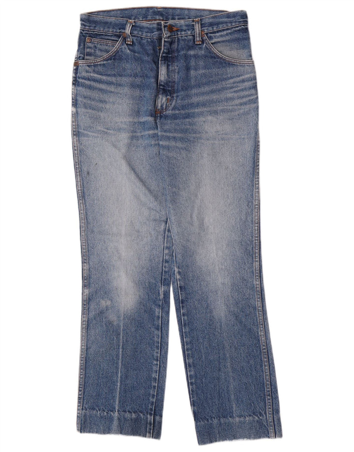 Jeans dritti da uomo Wrangler W30 L28 cotone blu classico