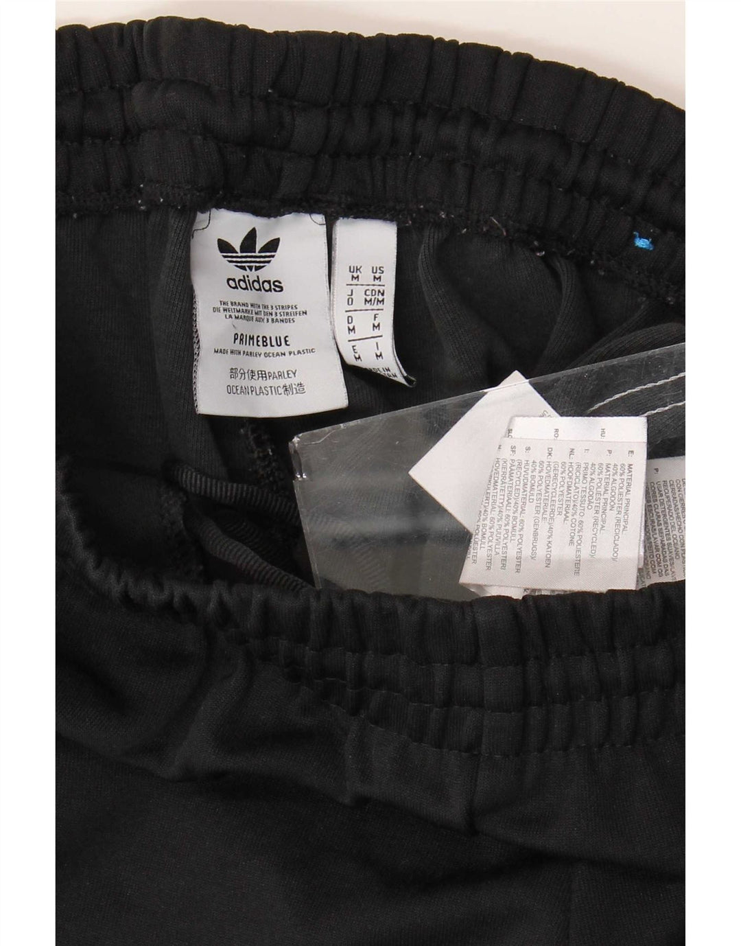 Pantaloni da tuta da uomo Adidas Joggers medio poliestere nero