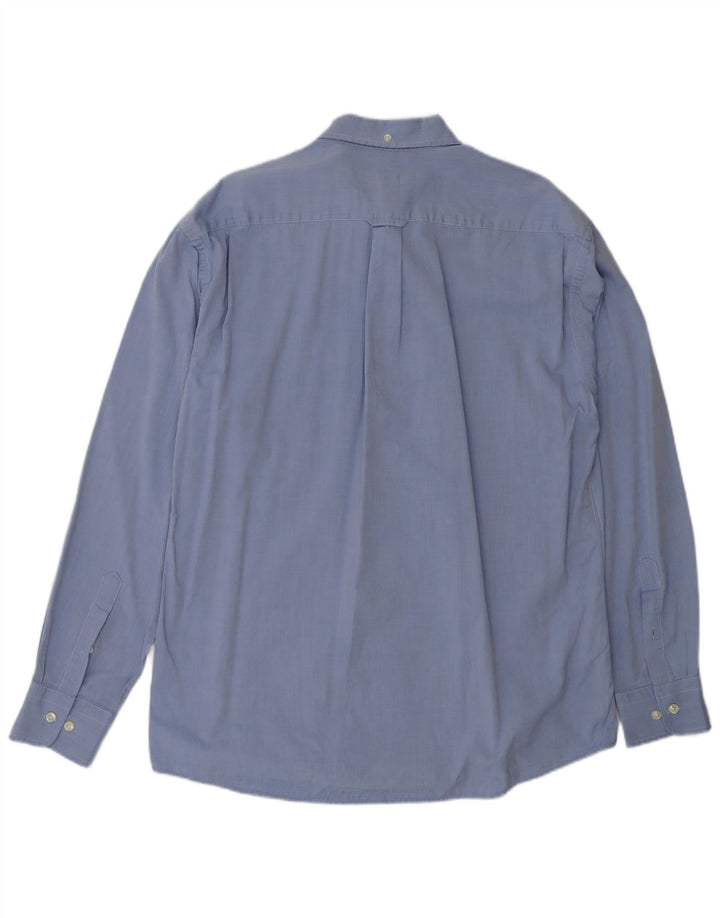 GANT Camicia Regular Fit da Uomo Large in Cotone Blu