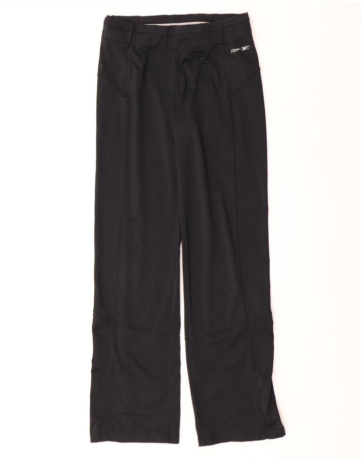 REEBOK Womens Tracksuit Trousers UK 8 Small  Navy Blue Polyester