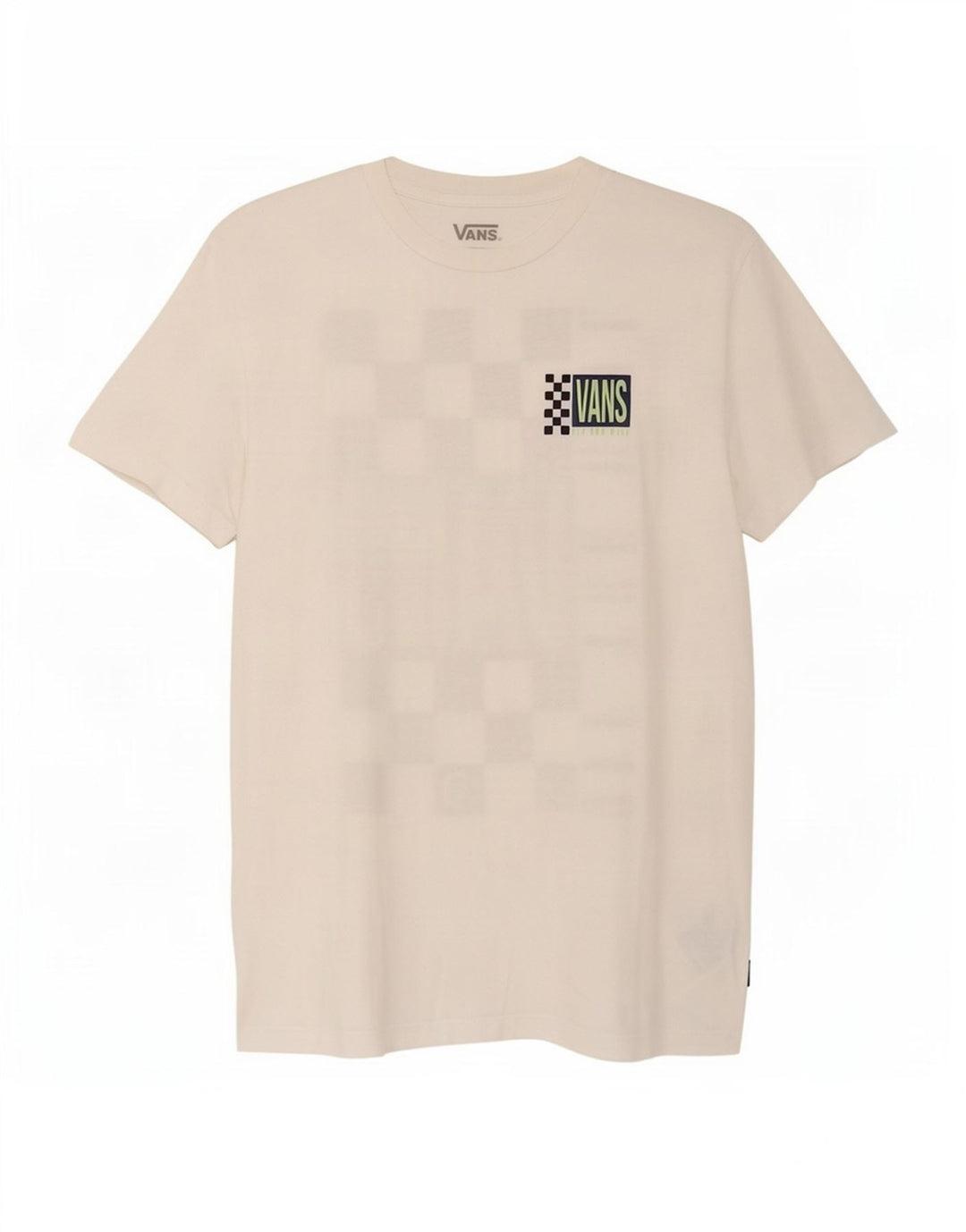 T-shirt grafica da uomo Vans Top piccola in cotone bianco