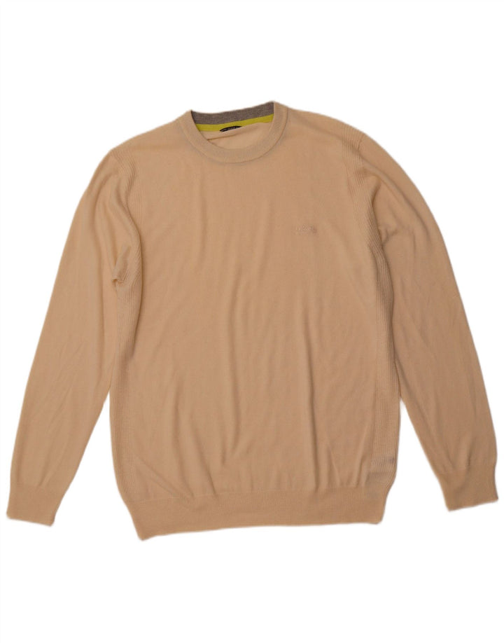 Maglione maglione girocollo da uomo GUESS UK 44 2XL Poliammide beige