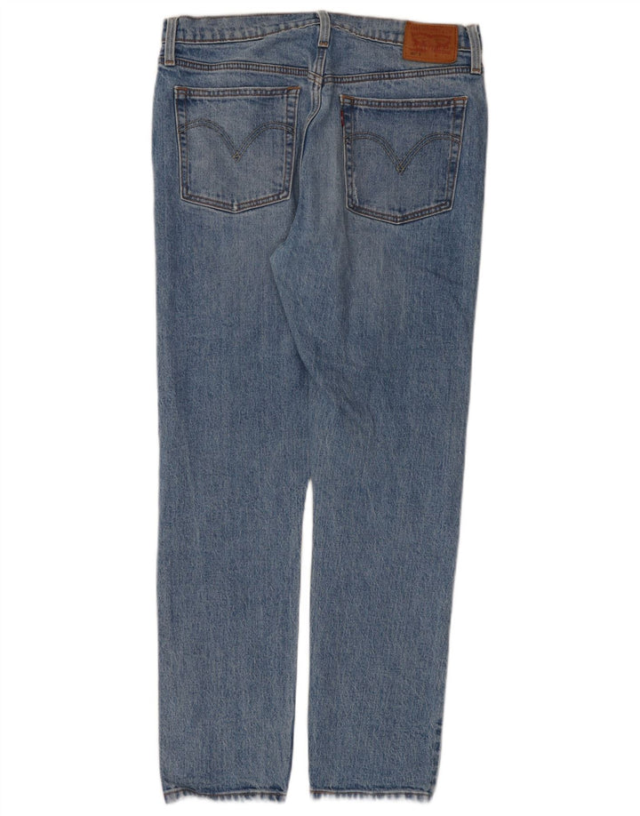 Jeans dritti effetto vissuto Levi's 501 da donna W30 L30 in cotone blu