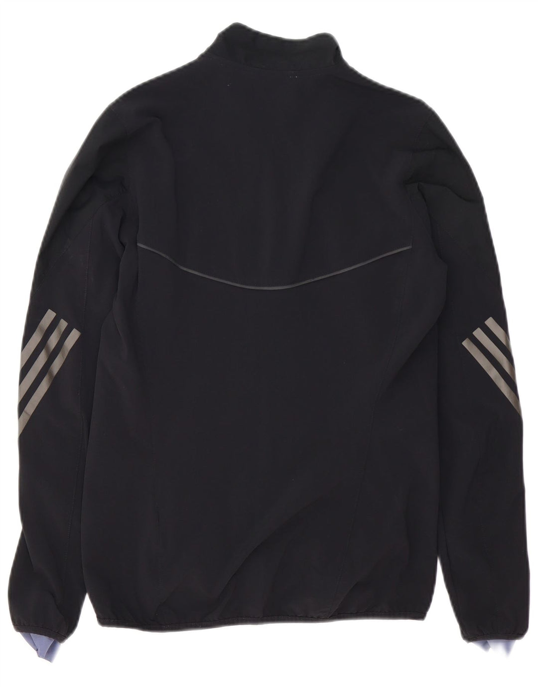 Giacca da corsa da donna ADIDAS UK 10 piccola in poliestere nero