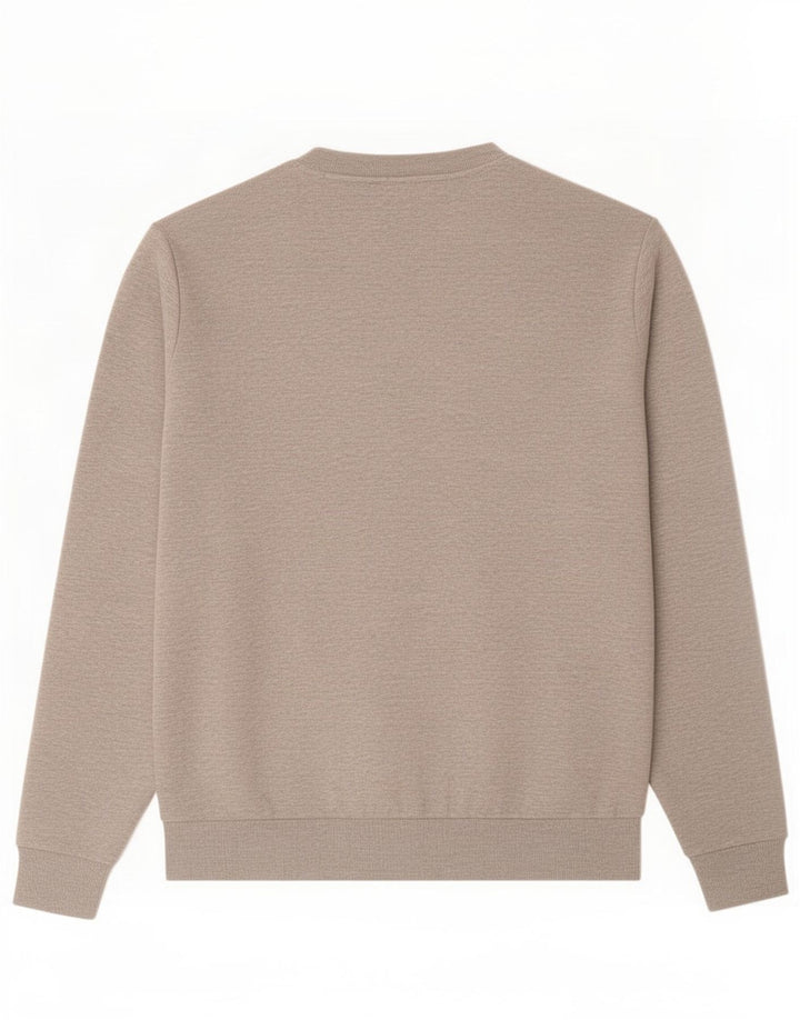 Felpa grafica da uomo Umbro Maglione in cotone grigio medio