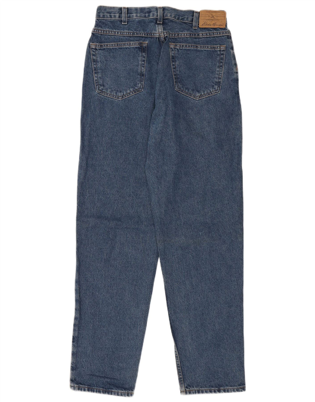 Jeans affusolati a vita alta da uomo Eddie Bauer W32 L32 cotone blu