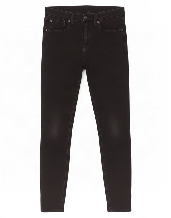 Gap Womens Mid Rise Skinny Jeans US 4 Small W27 L28 Black Cotton