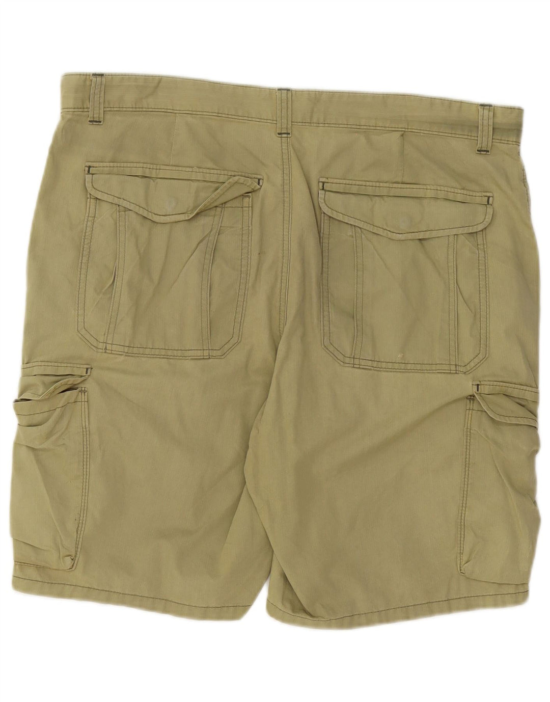 Pantaloncini cargo regolari da uomo Marks & Spencer W38 XL cotone kaki