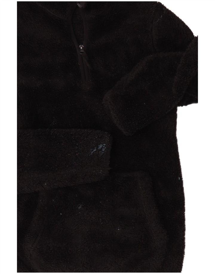 Maglione in pile da donna con collo e zip Mountain Warehouse UK 12 medio nero
