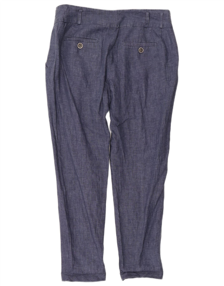 Pantaloni chino con pegging da donna Zara medi W28 L28 blu navy