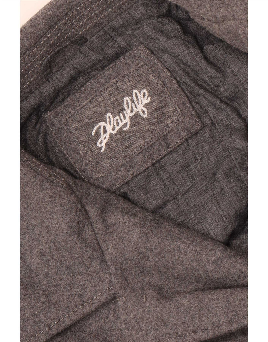 Cappotto da uomo Playlife UK 40 grande grigio