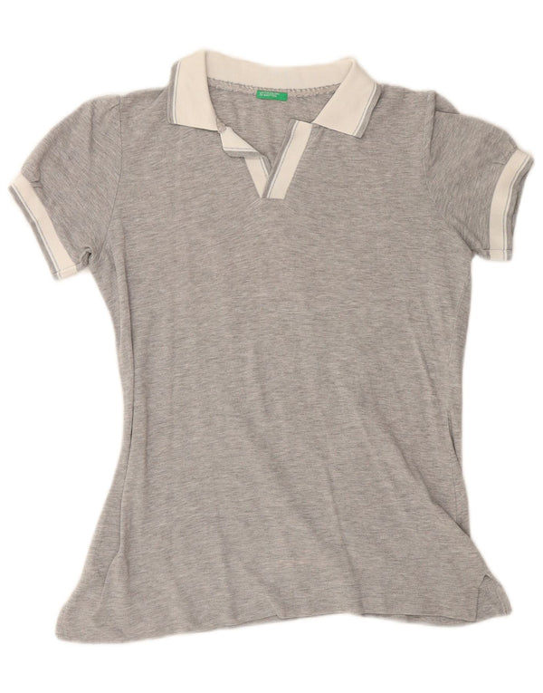 Polo da donna BENETTON UK 14 grigio medio
