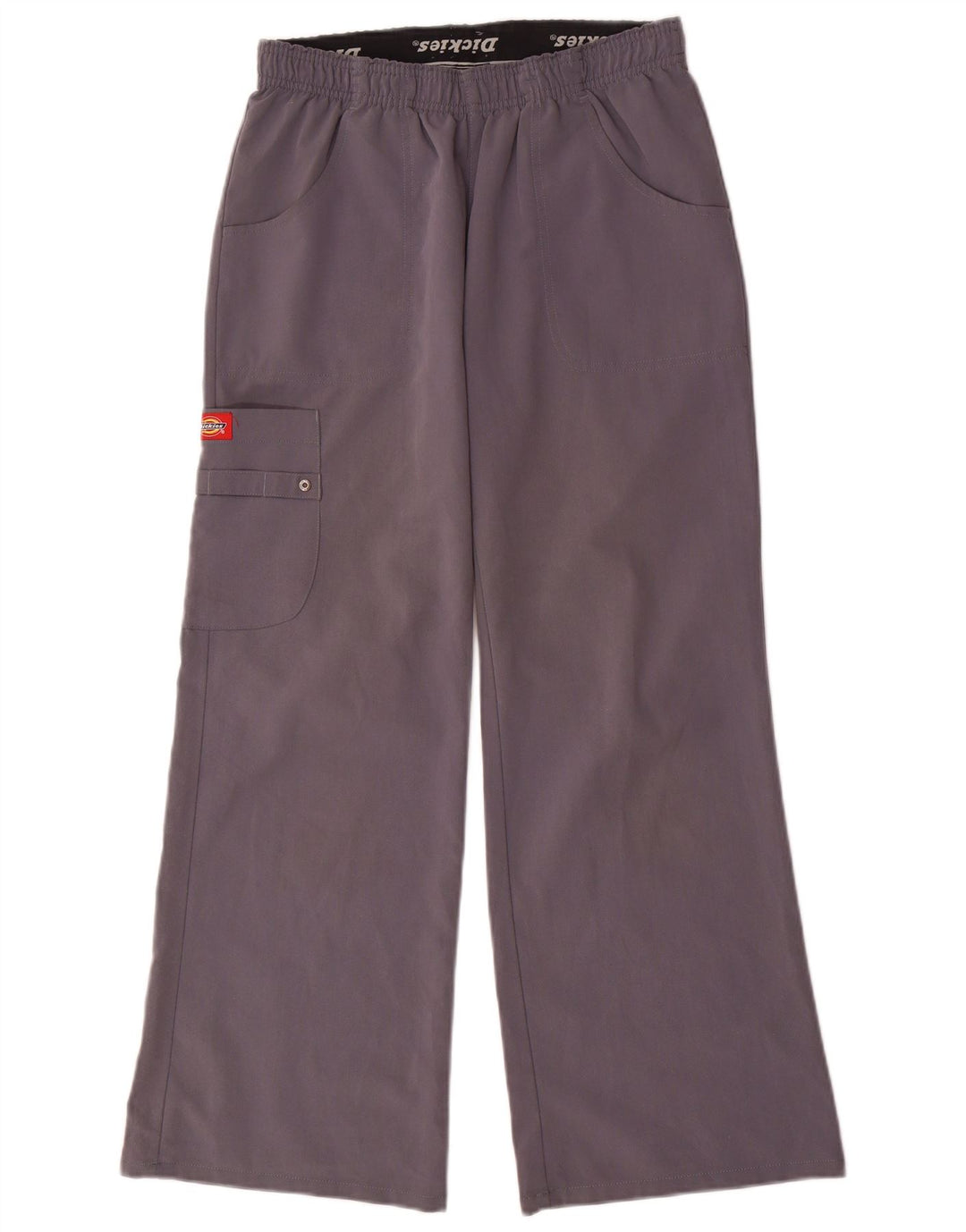 DICKIES Pantaloni cargo dritti Petite da donna piccoli W27 L28 poliestere grigio