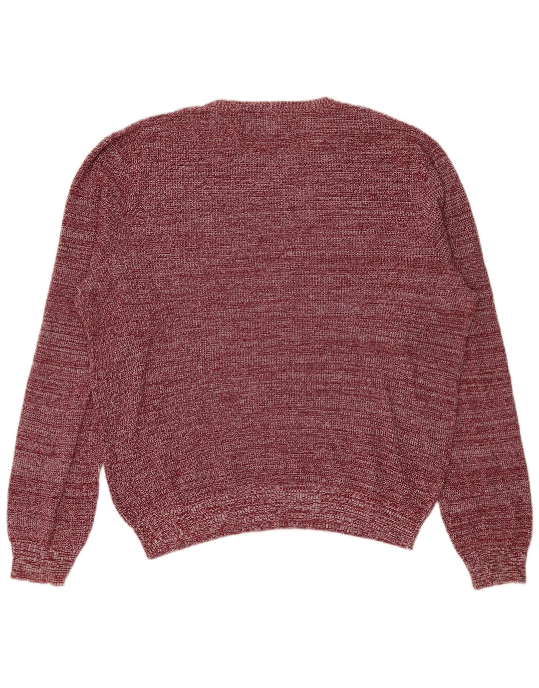 Maglione da uomo girocollo Penguin, maglione grande in cotone screziato marrone